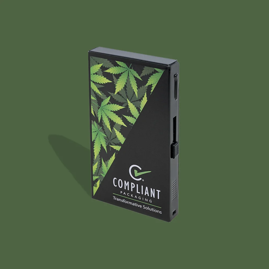 Child resistant box packaging