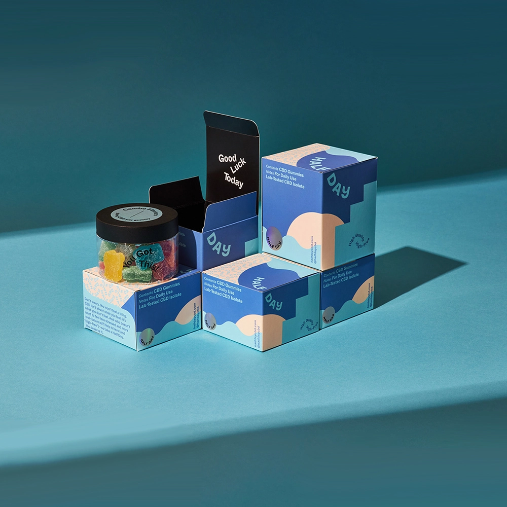CBD gummy boxes