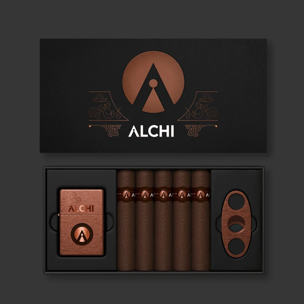 Cigar boxes in a luxury style