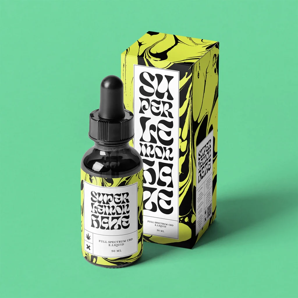 Custom tincture bottle boxes