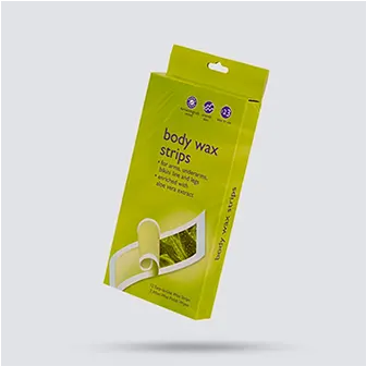 Custom printed wax strip boxes
